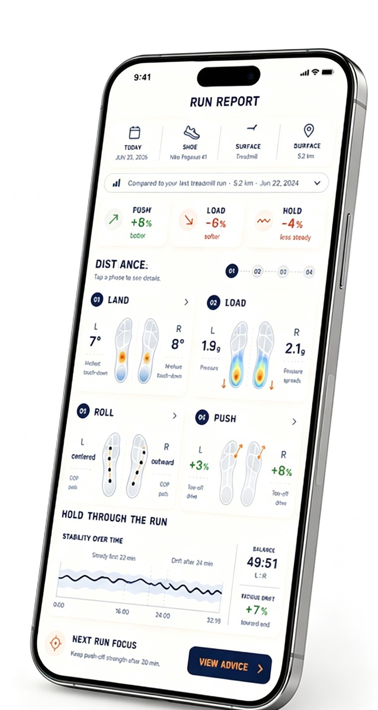 runpad AI run report interface